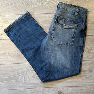 Vintage Y2K Diesel Faded Exterior Pocket Bootcut Jeans